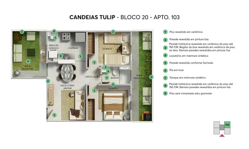 Residencial Candeias Tulip  - Foto 11