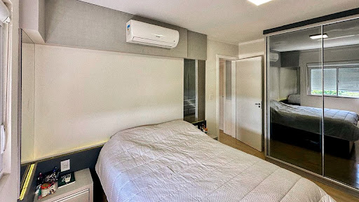 Apartamento semimobiliado no Goiás c/ 2 dormitórios e sacada - Foto 8