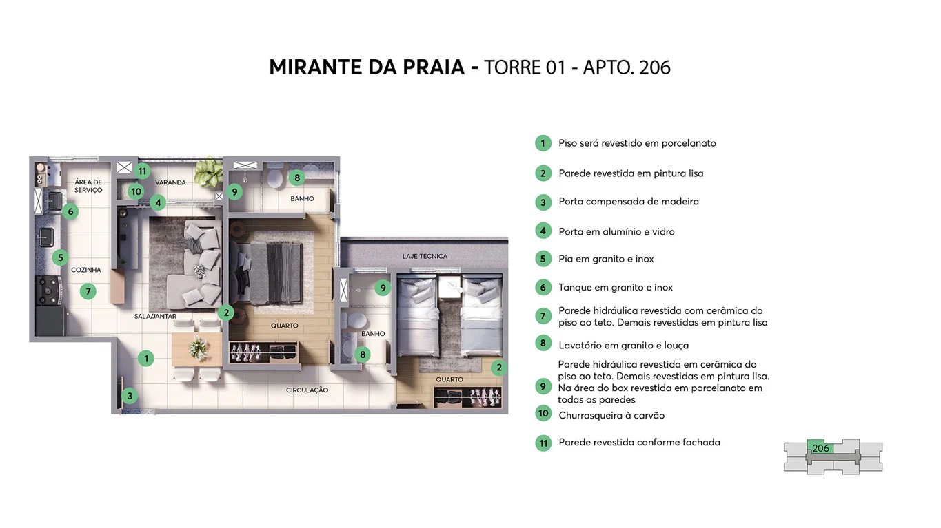 Residencial Mirante da Praia - Foto 18