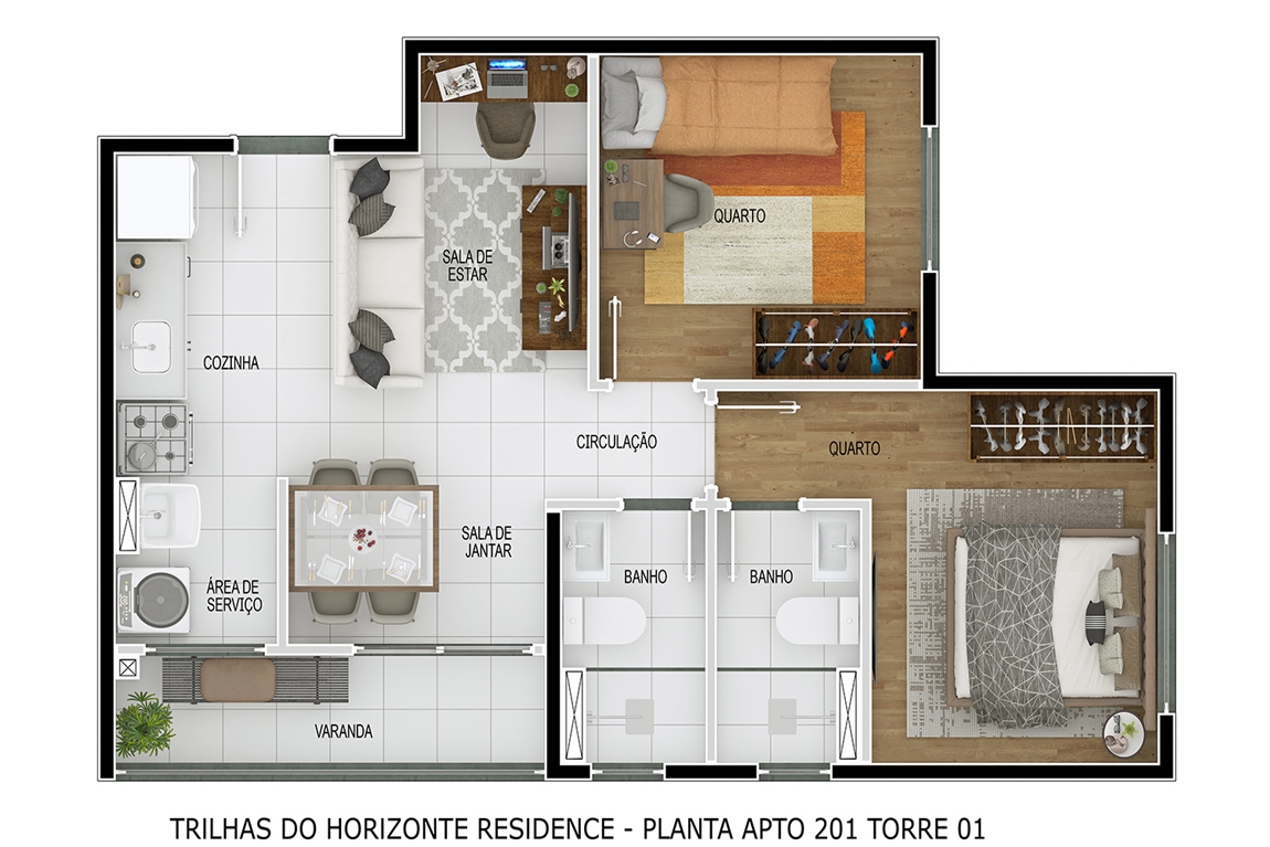 Trilhas do Horizonte Residence, foto 16