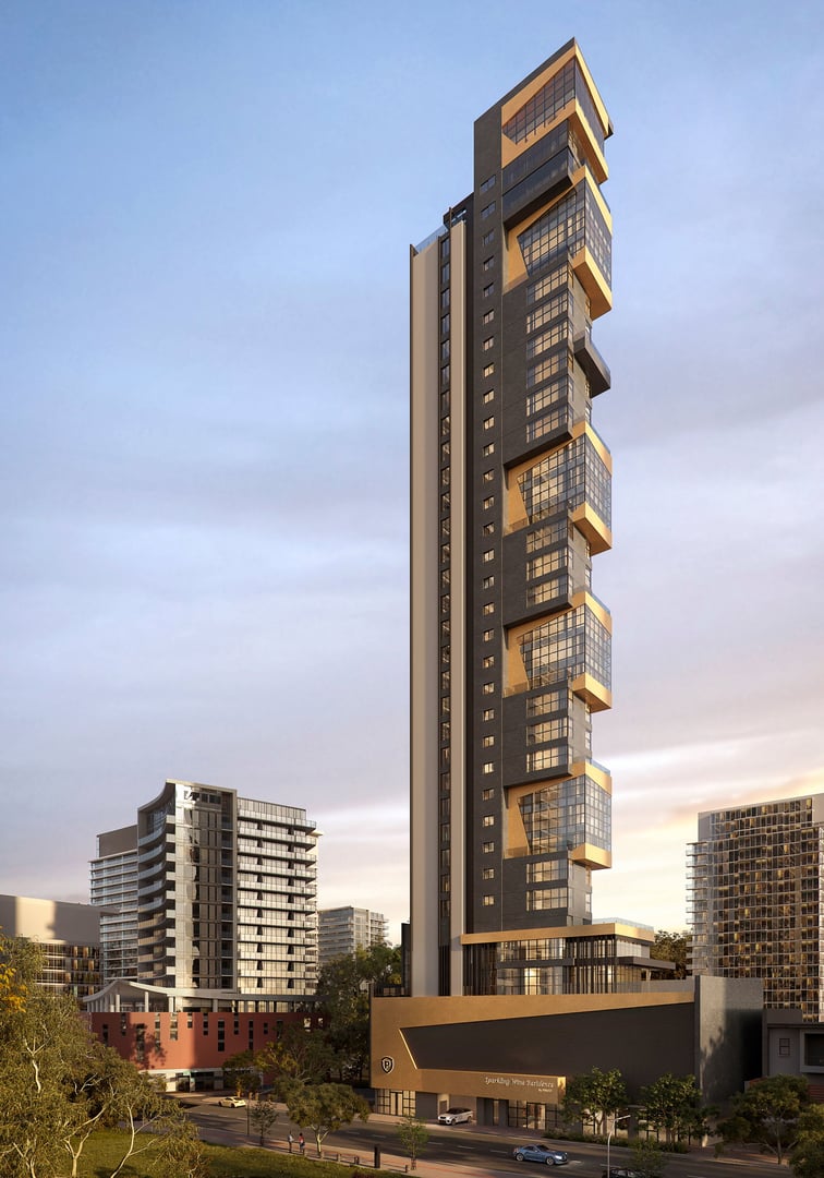 Apartamento Quadra Mar no Edifício Sparkling Wine Residence à venda no centro de Balneário Camboriú