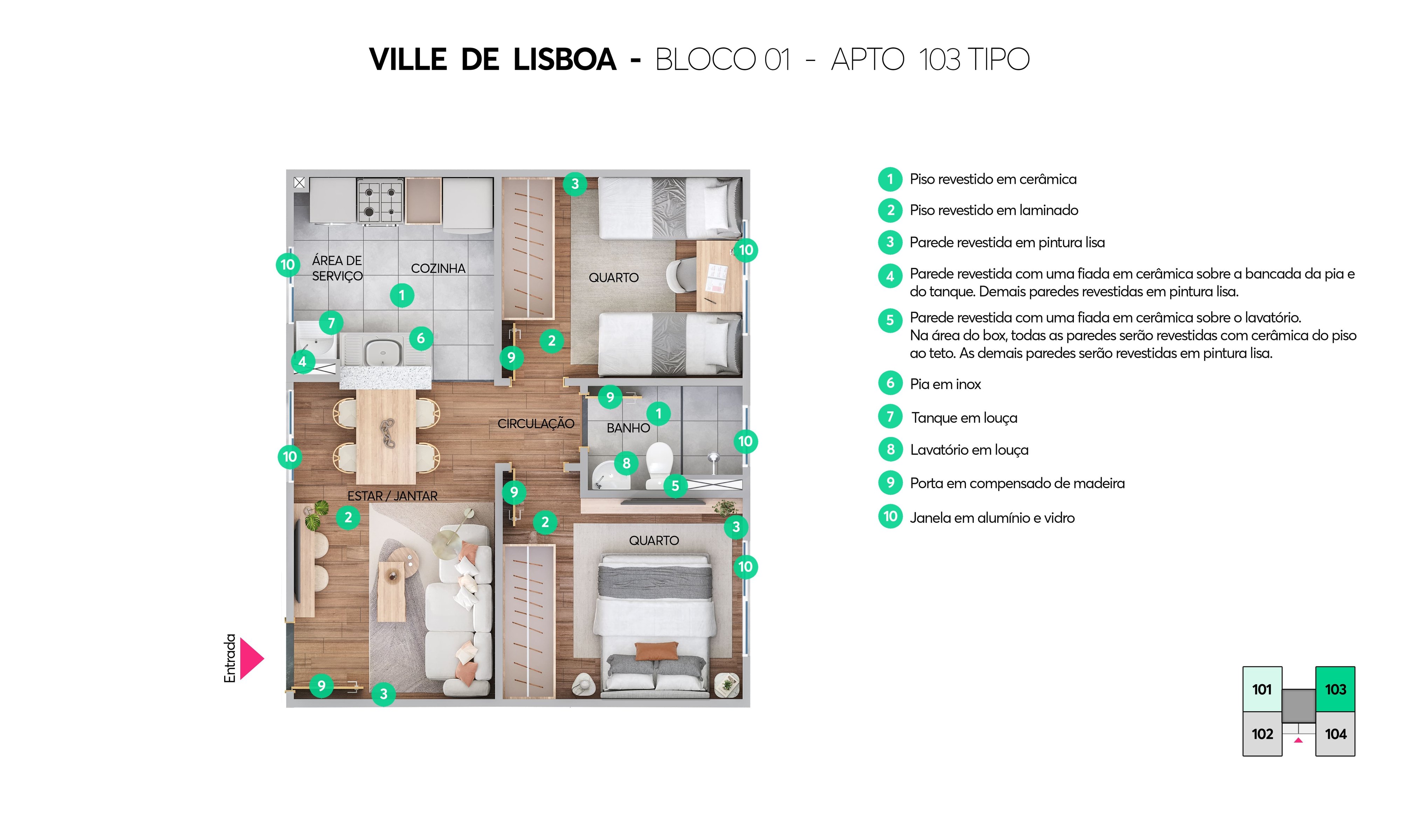 Residencial Ville de Lisboa - Foto 8