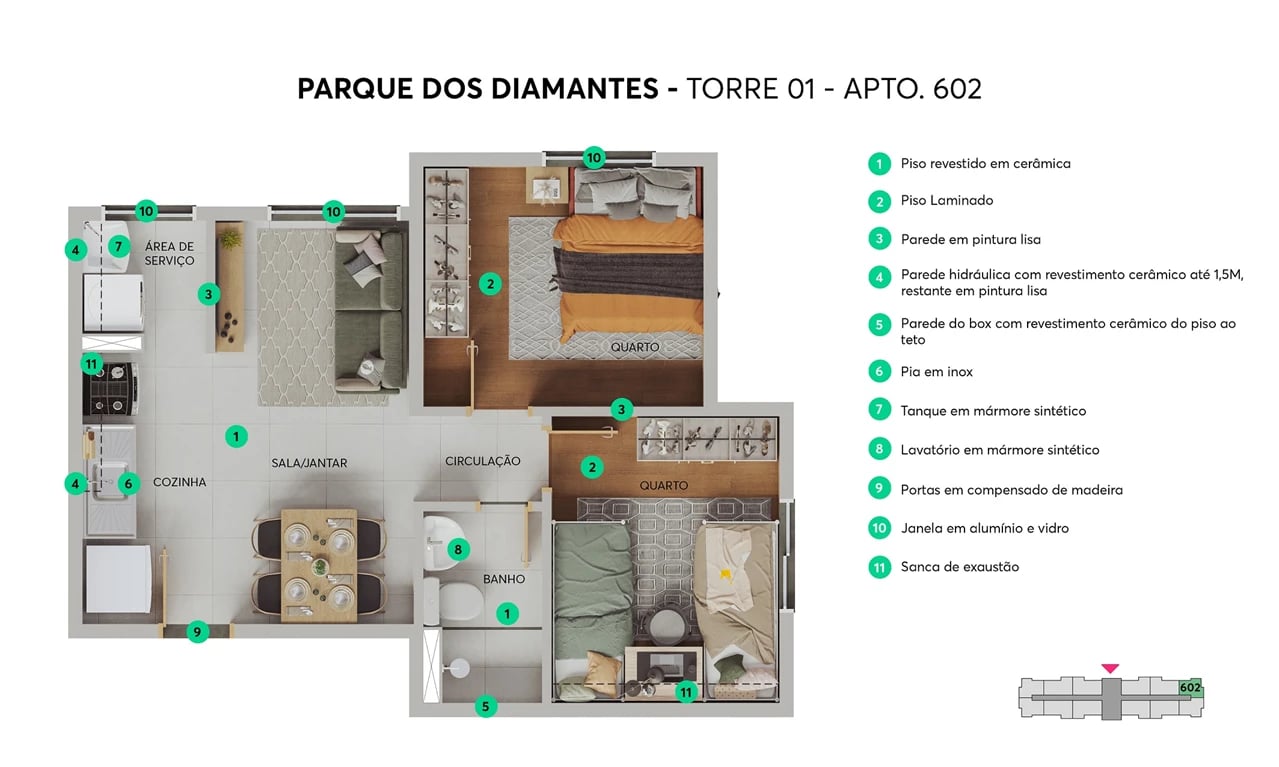 Residencial Parque dos Diamantes - Foto 12