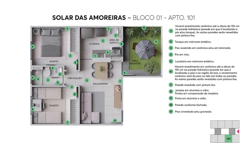 ESGOTADO - Residencial Solar das Amoreiras - Foto 13