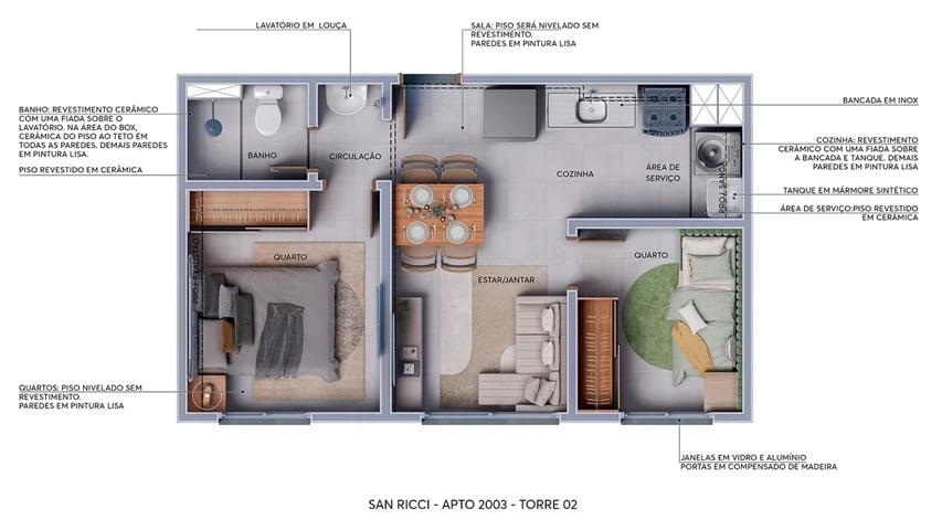ESGOTADO - Residencial San Ricci - Foto 7