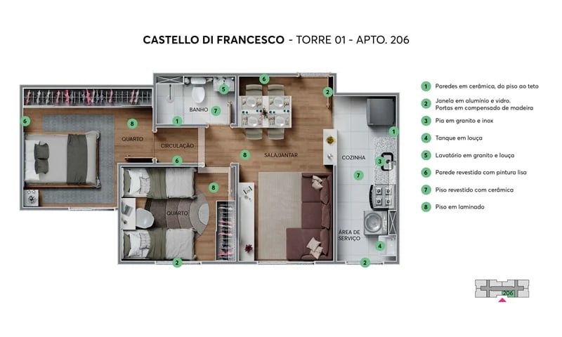 ESGOTADO - Residencial Castello di Francesco - Foto 15