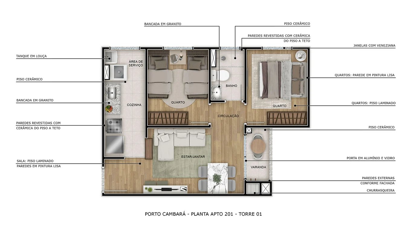 ESGOTADO - Residencial Porto Cambará - Foto 12