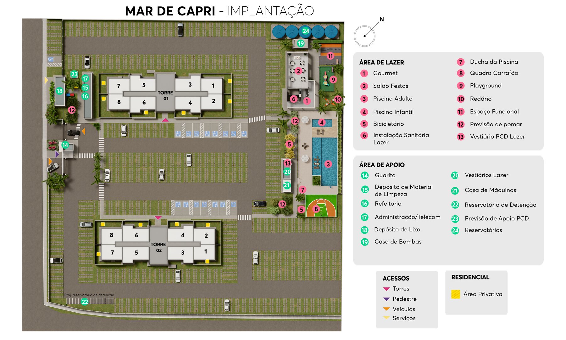 Residencial Mar de Capri - Foto 17