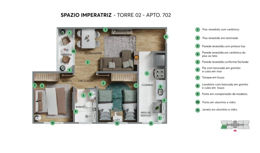 Residencial Spazio Imperatriz  - Foto 17