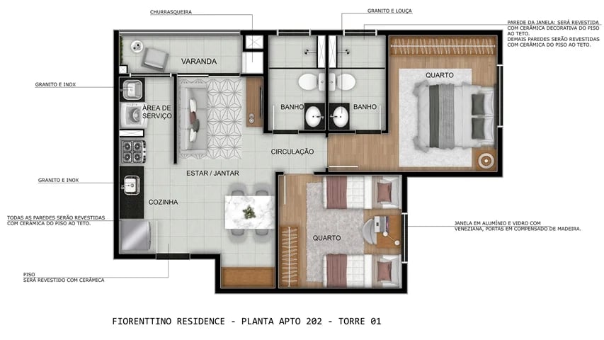Imóvel Pronto - Residencial Fiorenttino Residence  - Foto 14