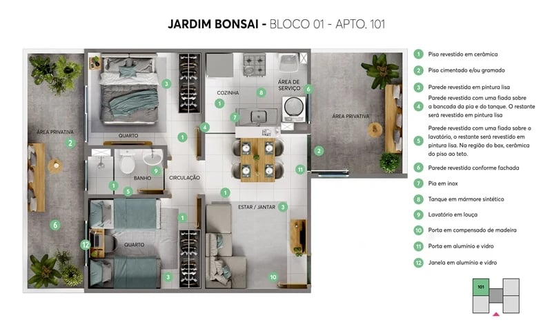 Residencial Jardim Bonsai  - Foto 10
