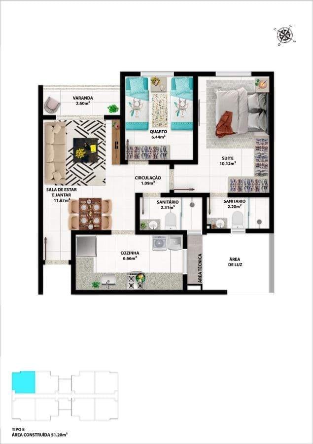 Apartamento à venda, Primavera, Vitória da Conquista, BA - Foto 8