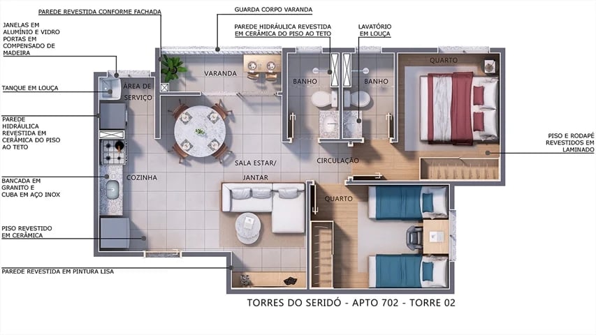 Residencial Torres do Seridó - Foto 20