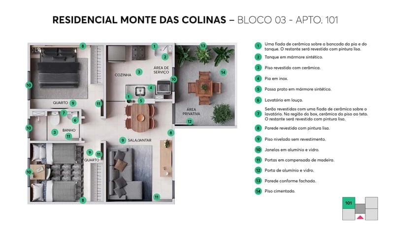 Residencial Monte das Colinas - Foto 9