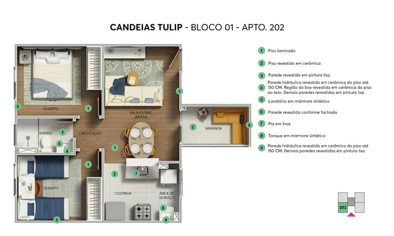 Residencial Candeias Tulip  - Foto 12