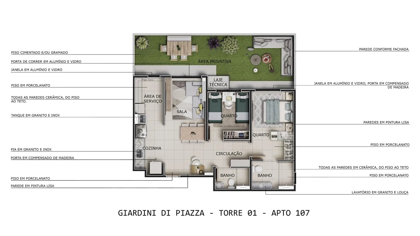 Residencial Giardini di Piazza  - Foto 22