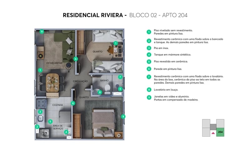 ESGOTADO - Residencial Riviera - Foto 8