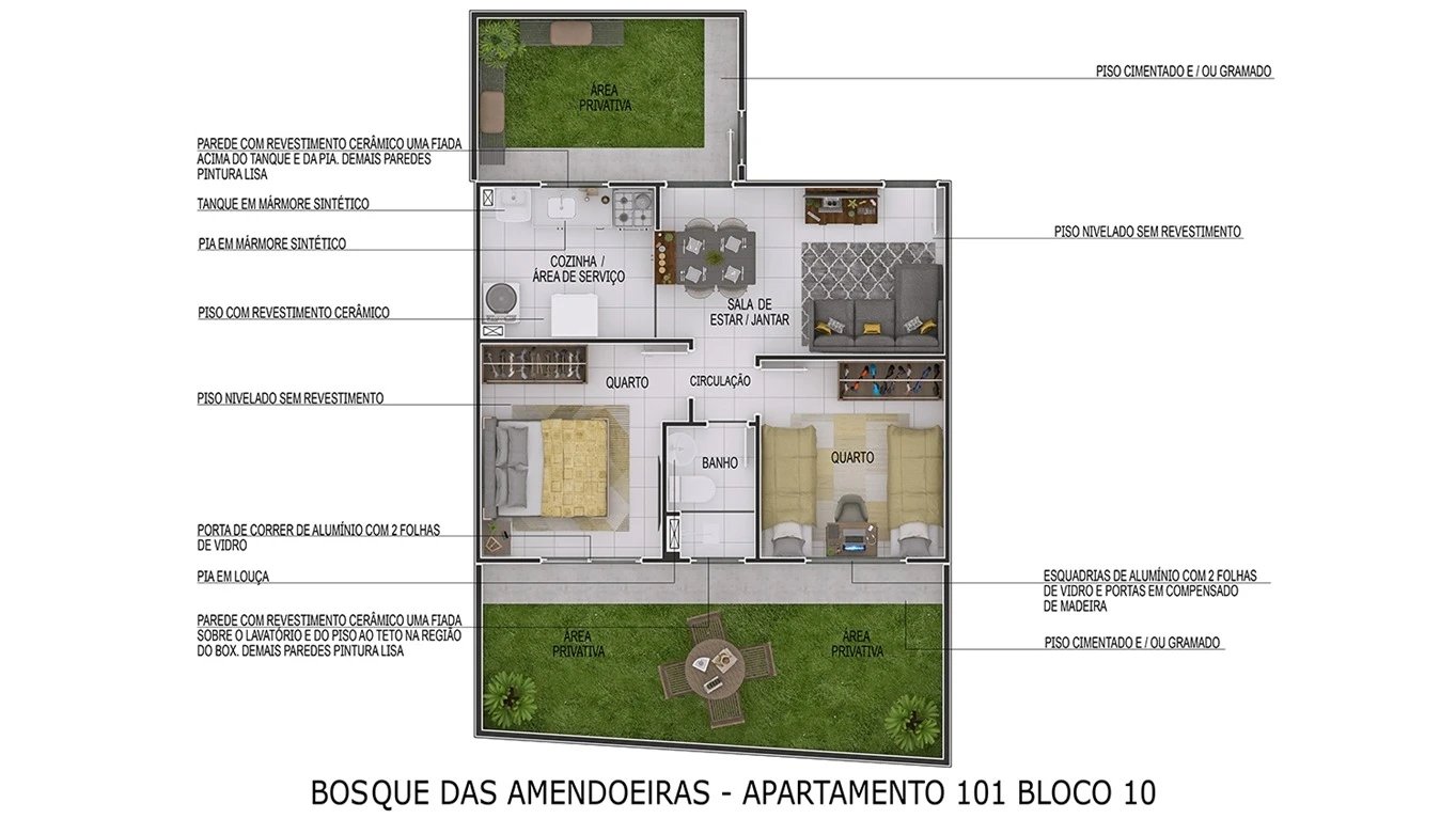 Imóvel Pronto - Residencial Bosque das Amendoeiras - Foto 12
