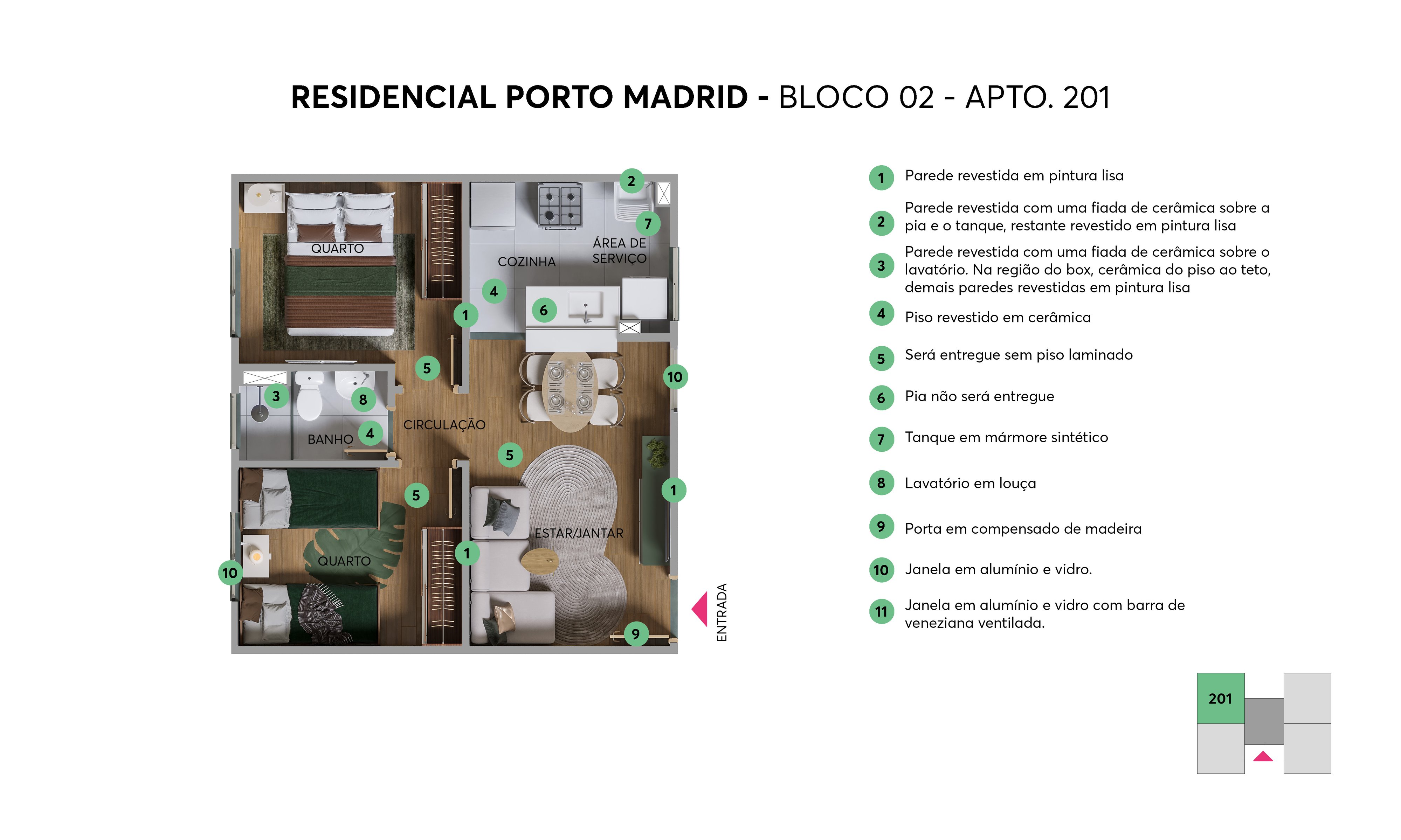 Residencial Porto Madrid, foto 13