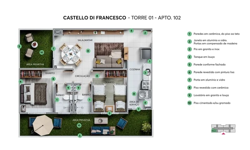 ESGOTADO - Residencial Castello di Francesco - Foto 12