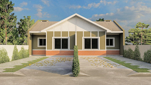 Geminado no Loteamento Portal do Sol com 2 dormitórios