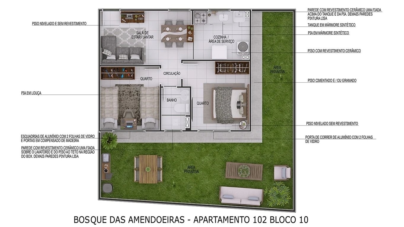 Imóvel Pronto - Residencial Bosque das Amendoeiras - Foto 11