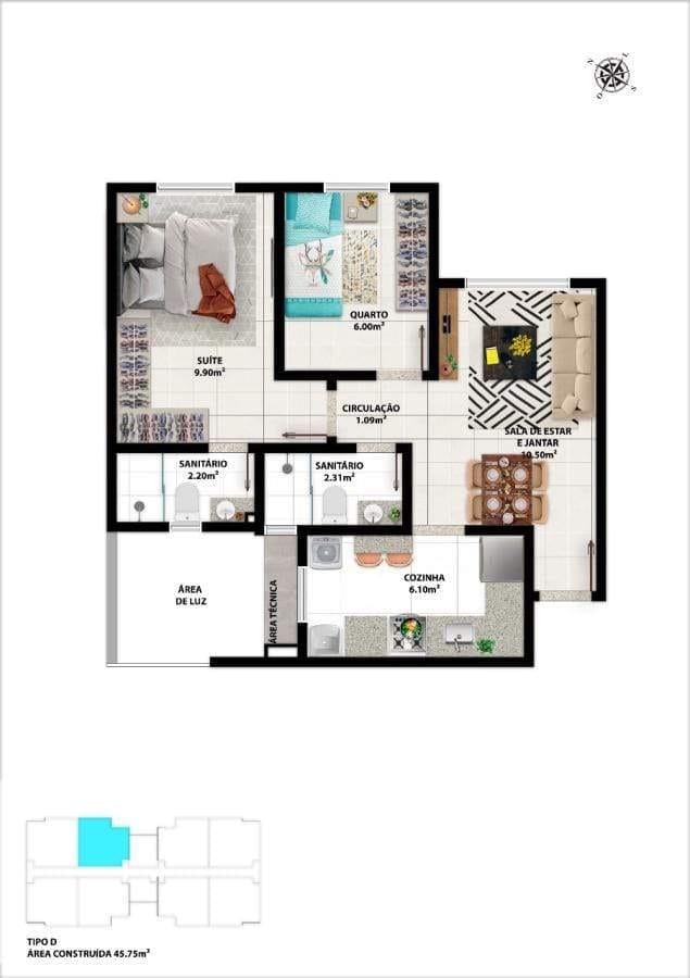 Apartamento à venda, Primavera, Vitória da Conquista, BA - Foto 9