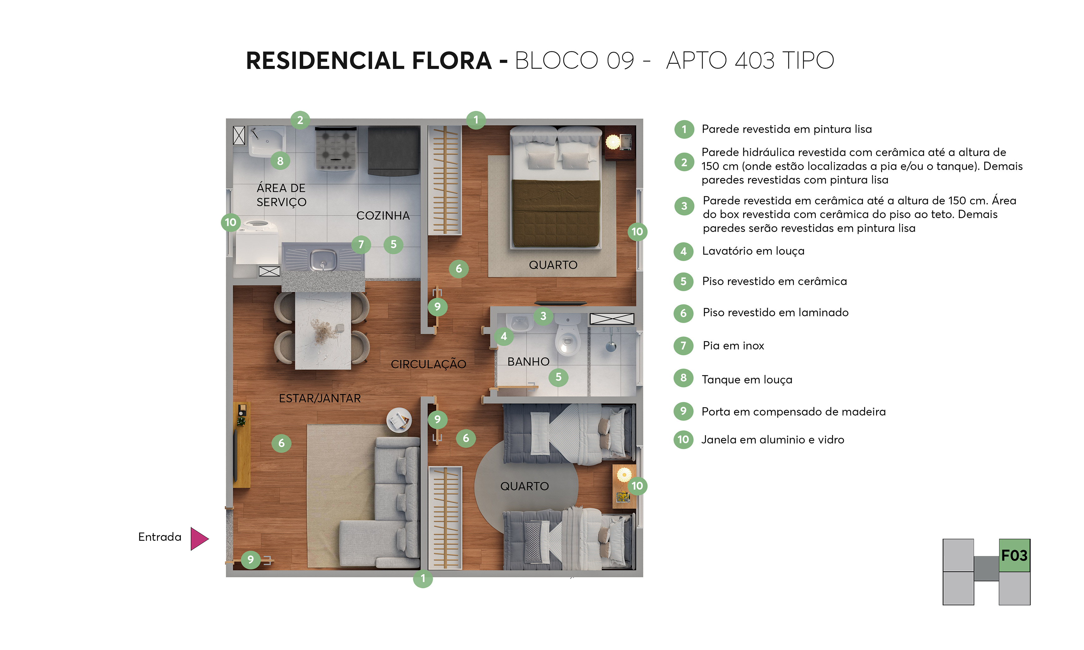 Residencial Flora - Foto 12