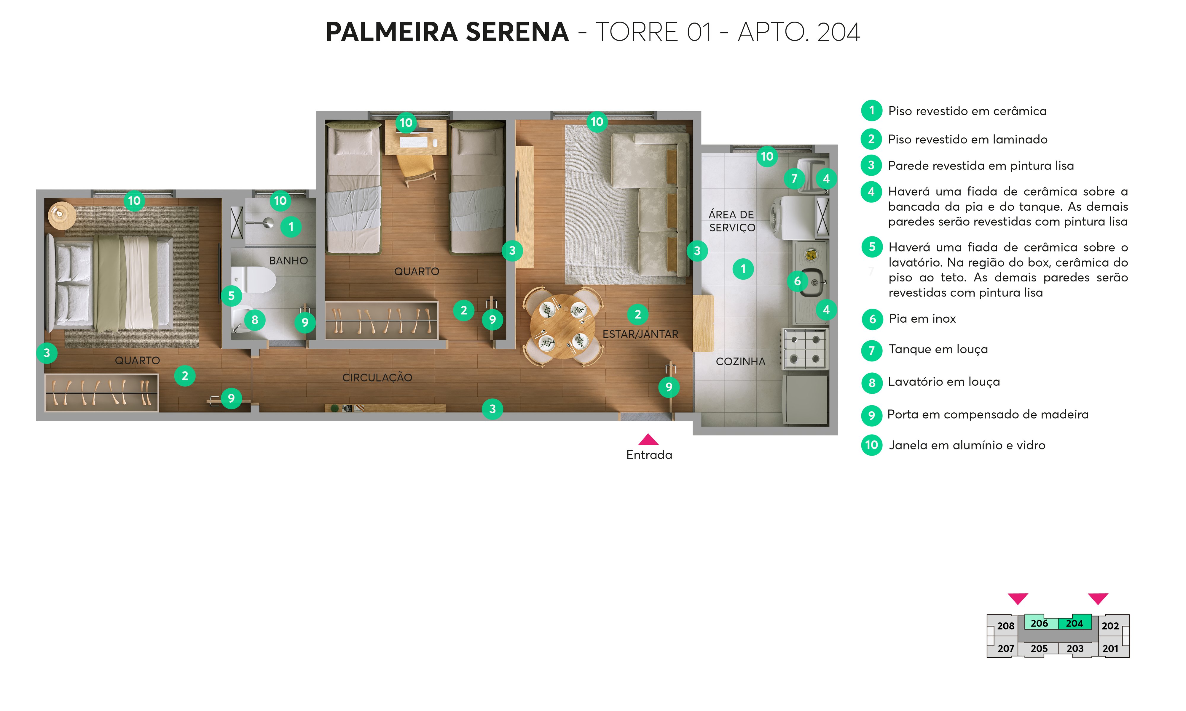 Palmeira Serena, foto 18