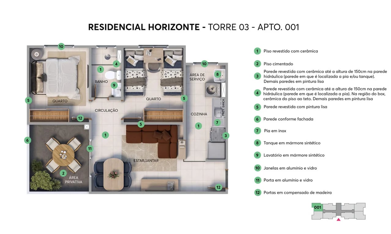 ESGOTADO - Residencial Horizonte - Foto 9