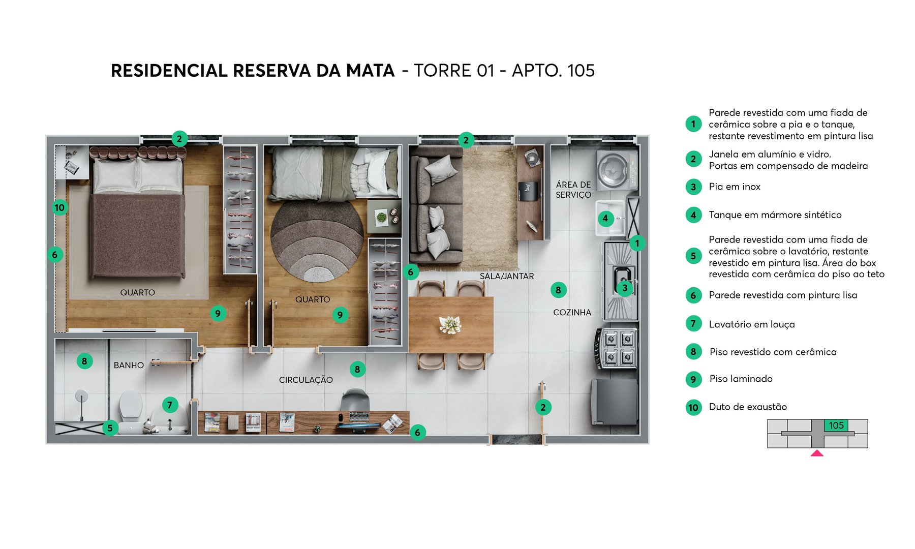  Residencial Reserva Da Mata  - Foto 11