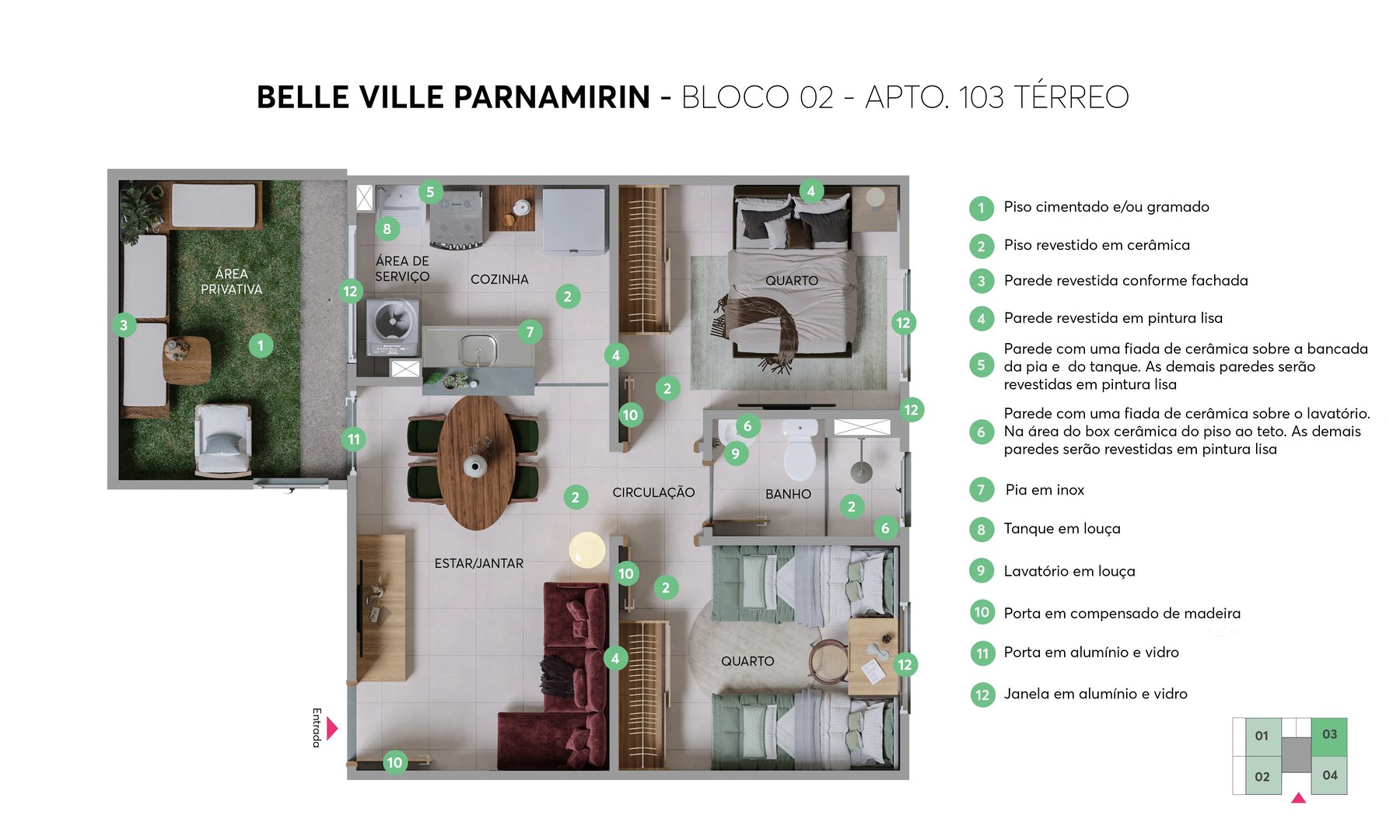 Residencial Belle Ville Parnamirim - Foto 9