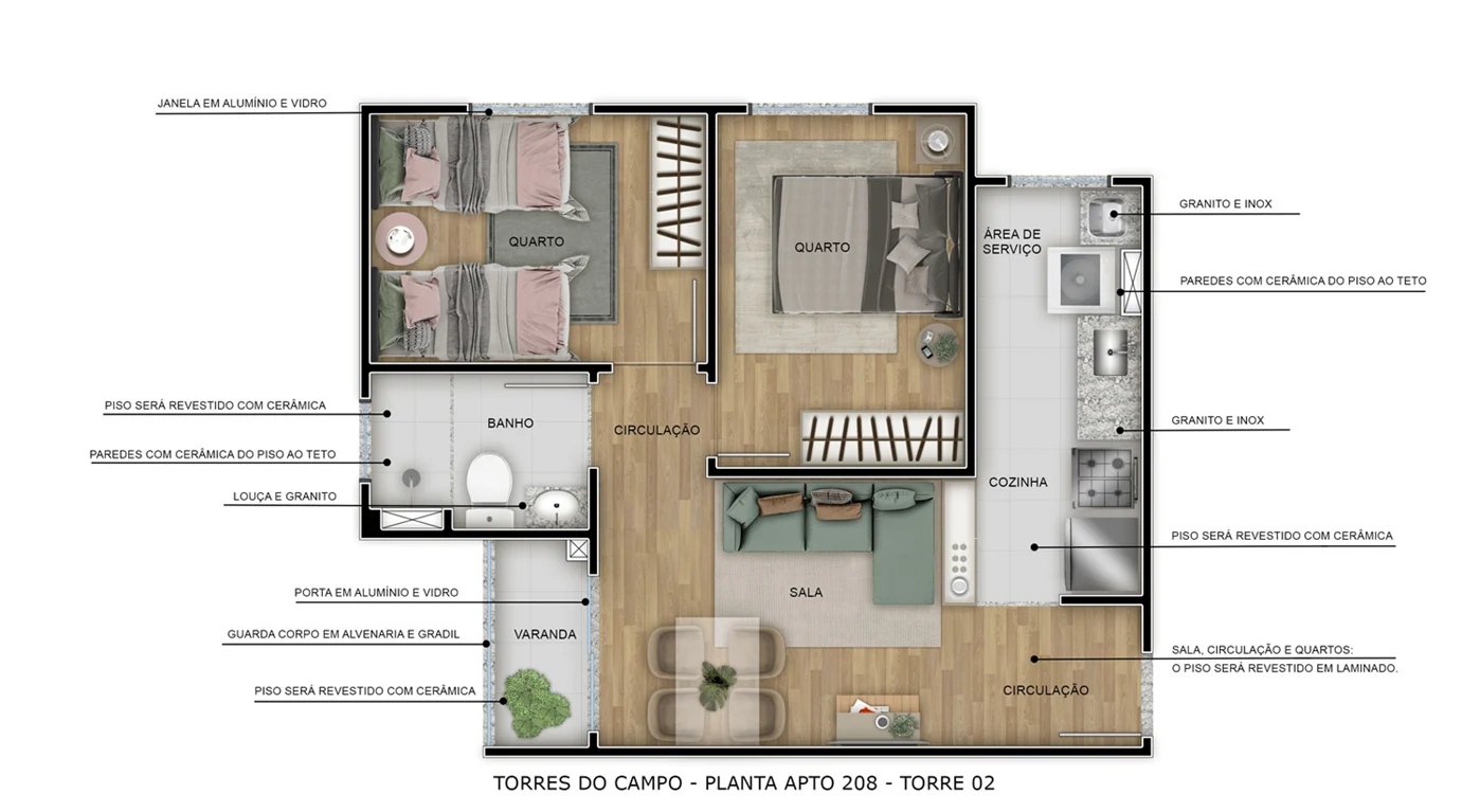 Residencial Torres do Campo - Foto 21