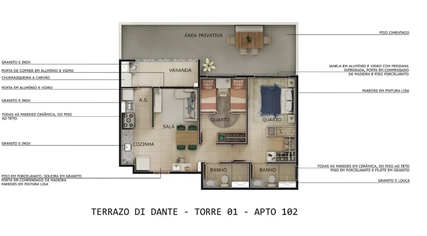 Residencial Terrazo di Dante - Foto 29