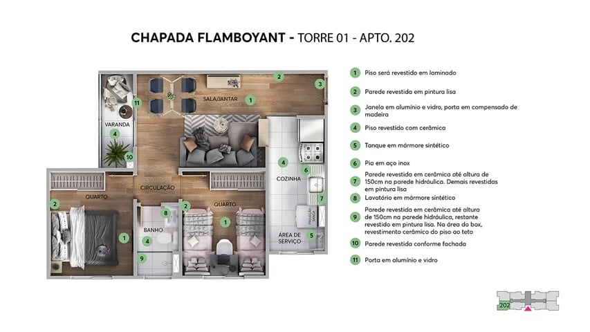 ESGOTADO - Residencial Chapada Flamboyant - Foto 12