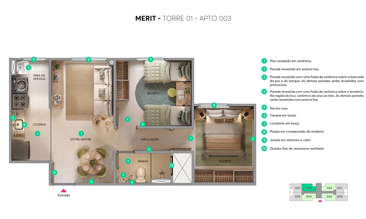 Residencial Merit  - Foto 12