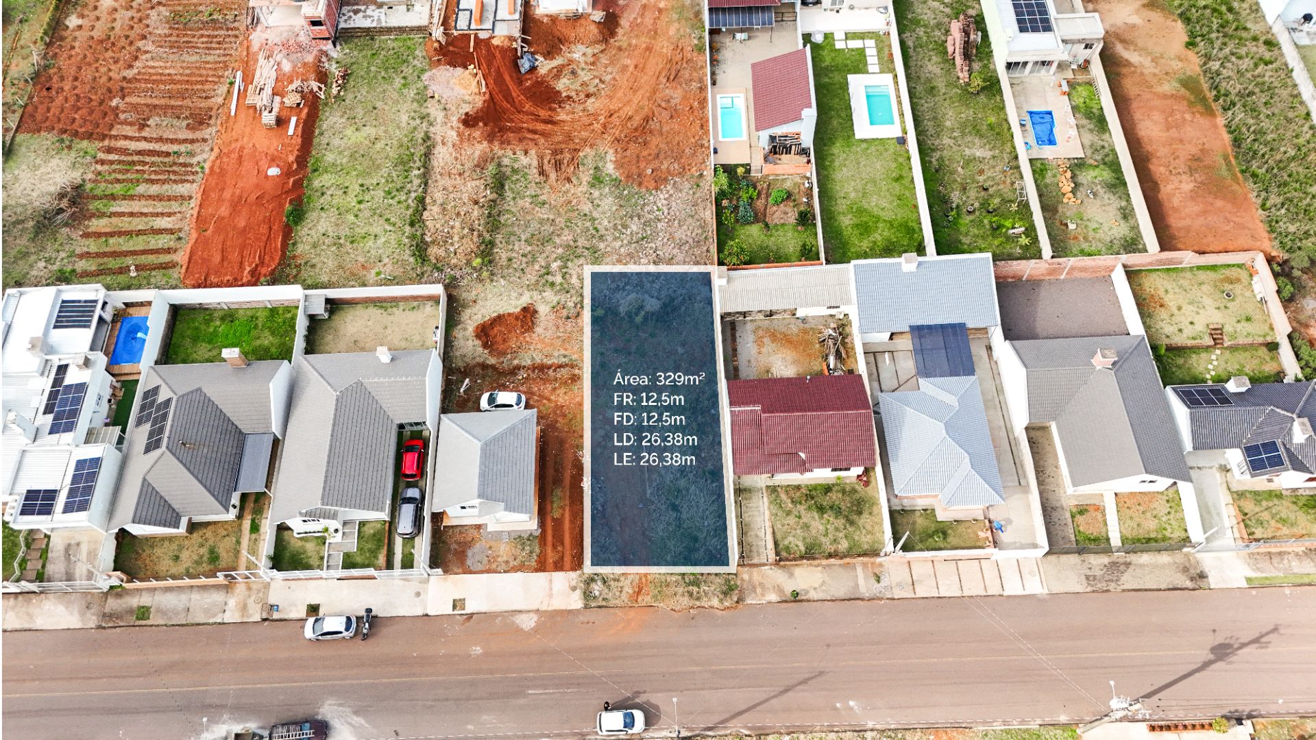 Terreno na João Alves com 329,19 MT