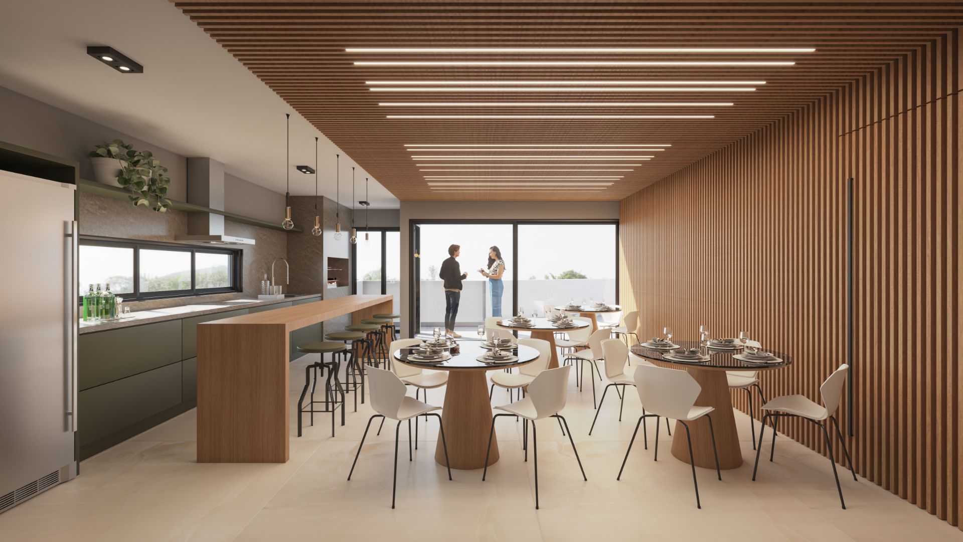Apartamento no Centro com 1 dormitório e área gourmet - Foto 15