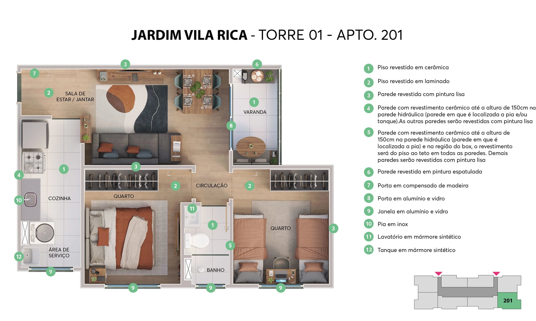 Residencial Jardim Vila Rica - Foto 12