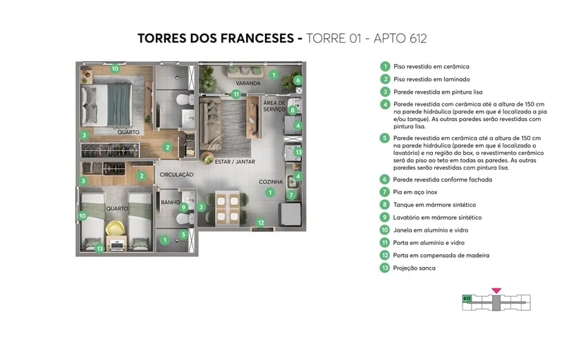 ESGOTADO - Residencial Torres dos Franceses - Foto 11