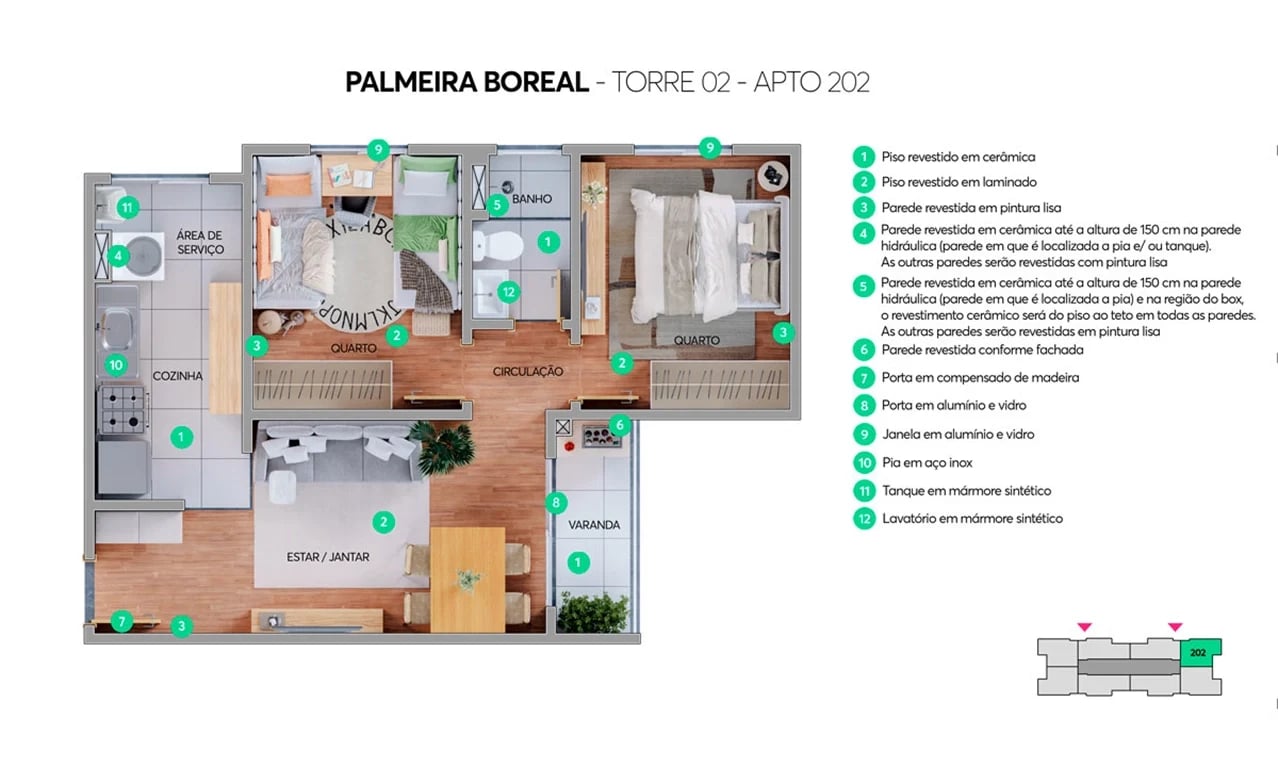 Residencial Palmeira Boreal - ESGOTADO - Foto 14