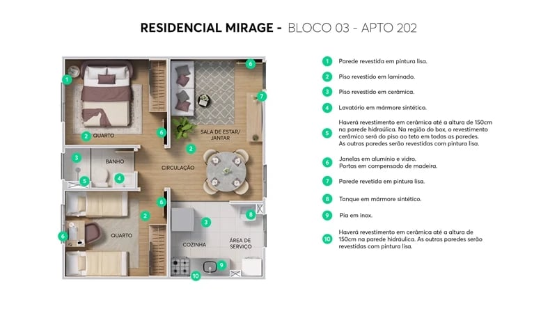 ESGOTADO - Residencial Mirage - Foto 13