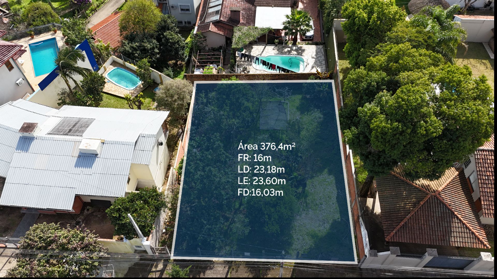 Terreno no Higienópolis com 376 m²