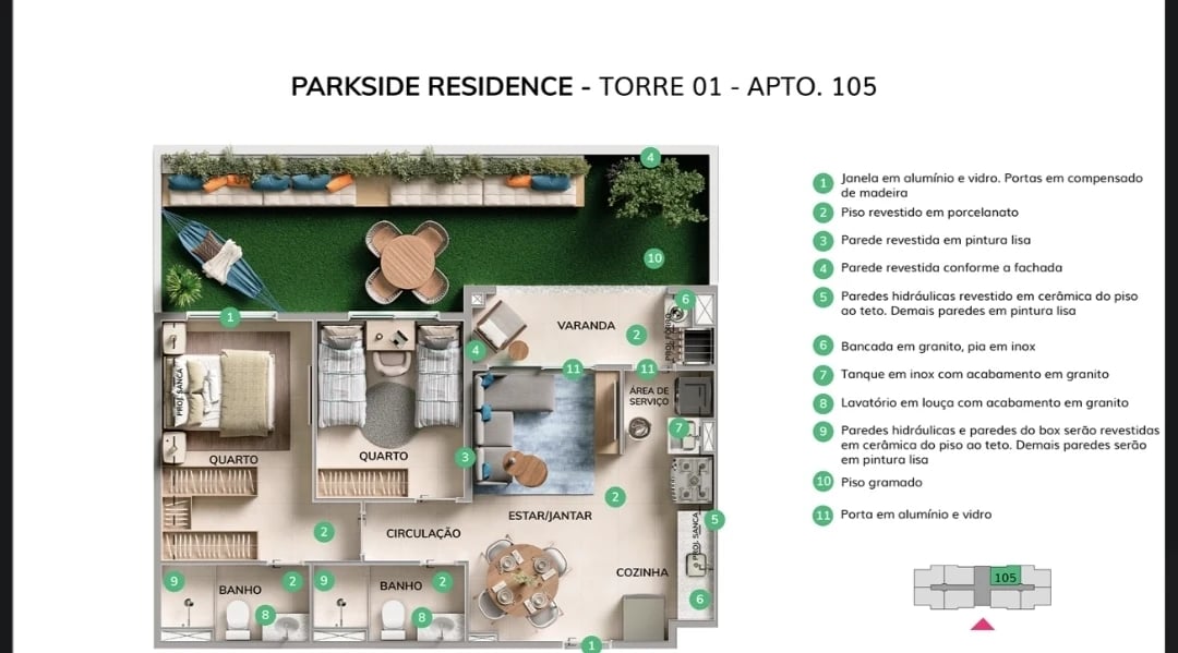 Residencial Parkside Residence - Foto 15