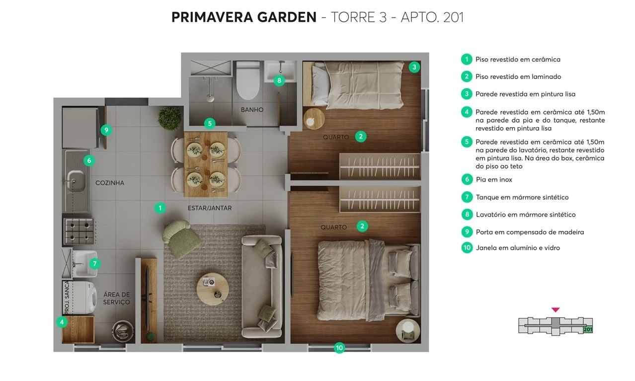 Residencial Primavera Garden - Foto 11
