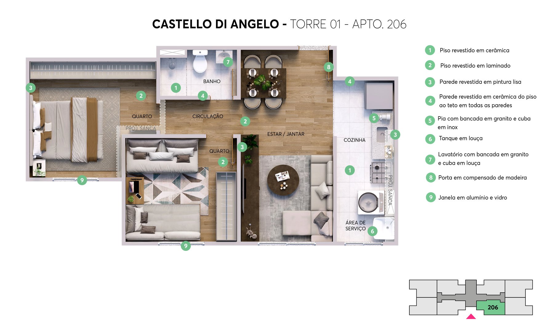 Residencial Castello di Angelo - Foto 17