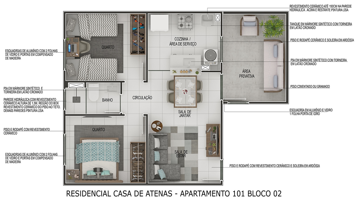 Residencial Casa de Atenas - Foto 16