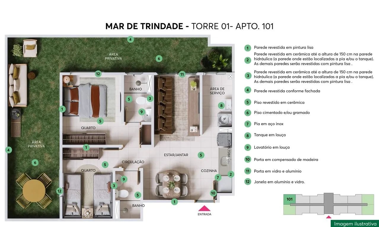 Residencial Mar de Trindade - Foto 16