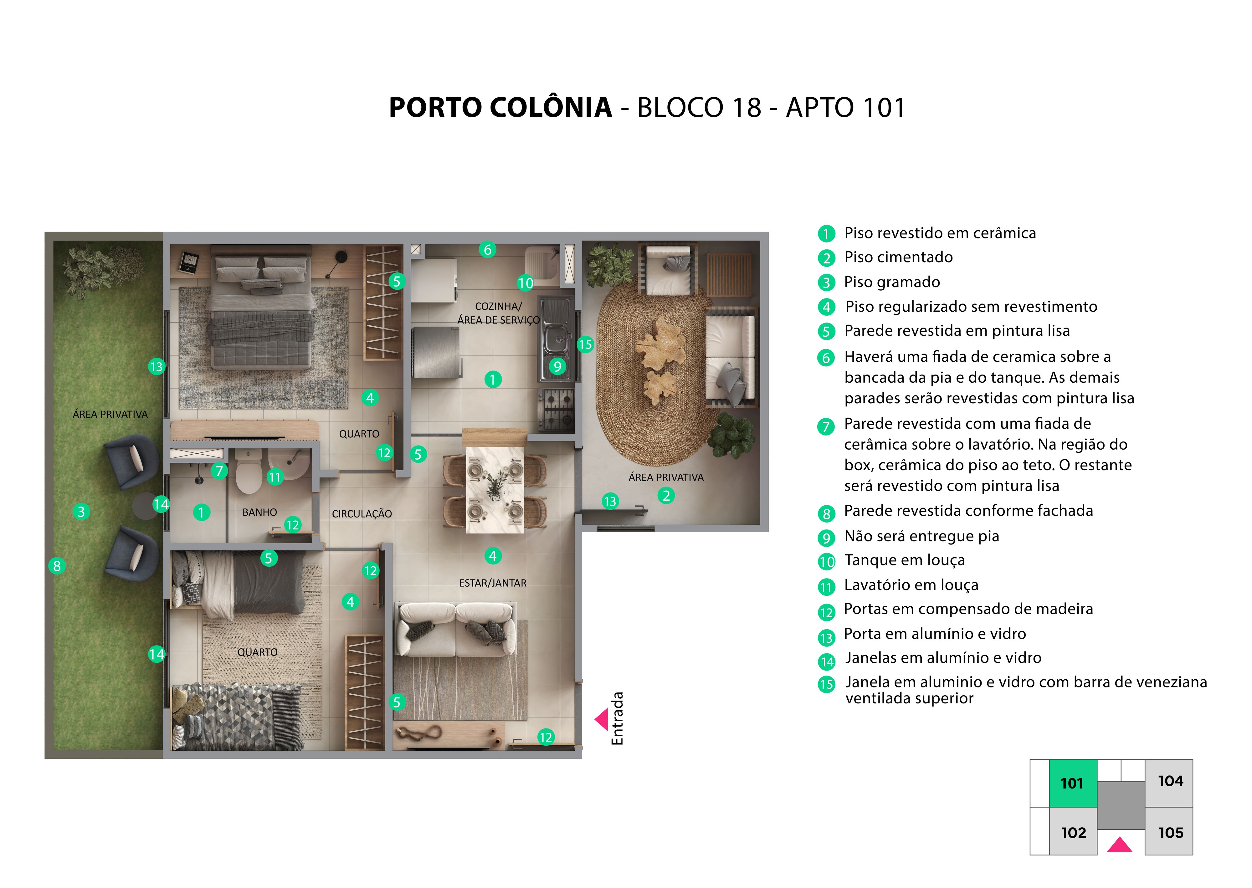 Residencial Porto Colônia, foto 14
