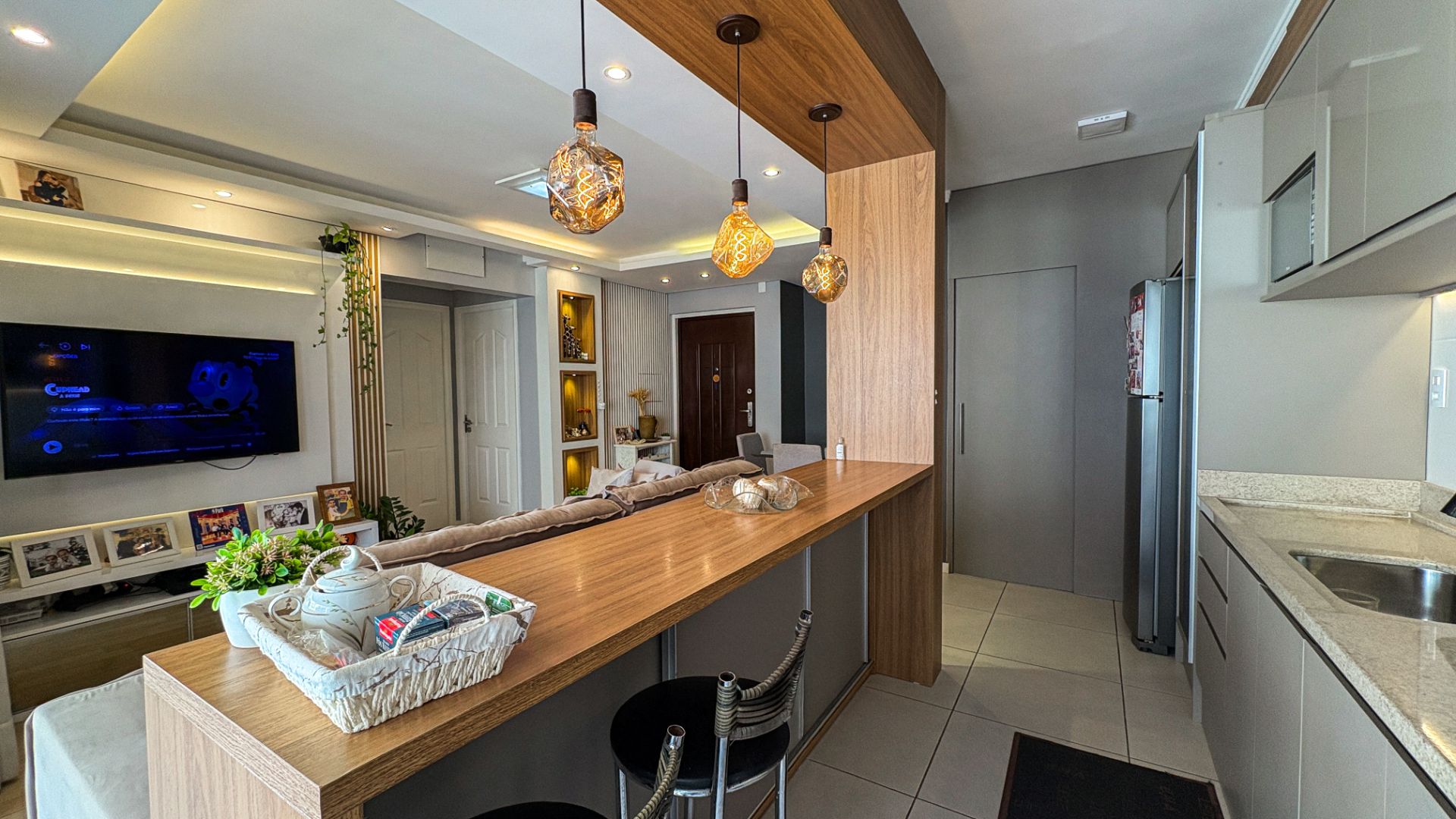 Apartamento mobiliado com 2 dormitórios (1 suíte) no Residencial Artemis - Foto 13